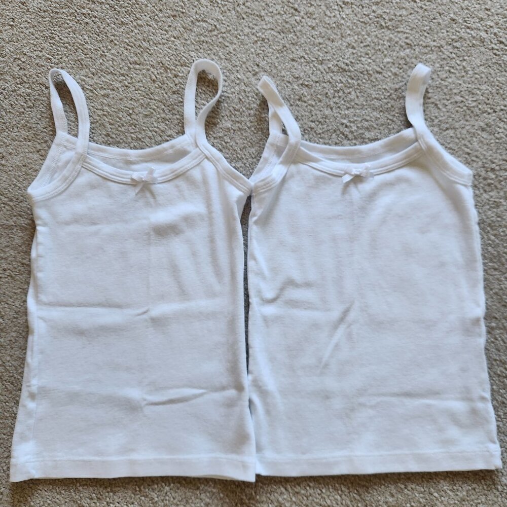 Girls Layering Tanks – Set of 2 (Size Medium)